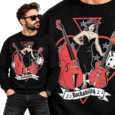 BLUZA HORROR ROCKABILLY GIRL 50S